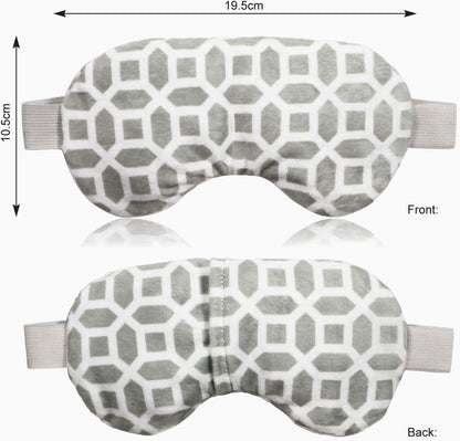 2in1 Heated/Ice Eye Mask Moist Heat Eye Mask Lavender Flaxseed Sinus Pillow