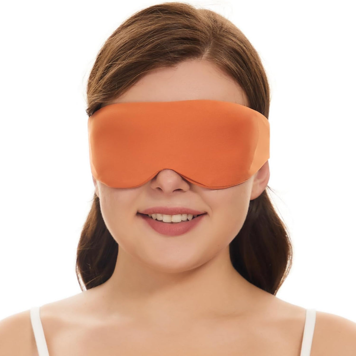 ALASKA BEAR Memory Foam Sleep Mask, Contoured Eye Cups for Women Men, Blue