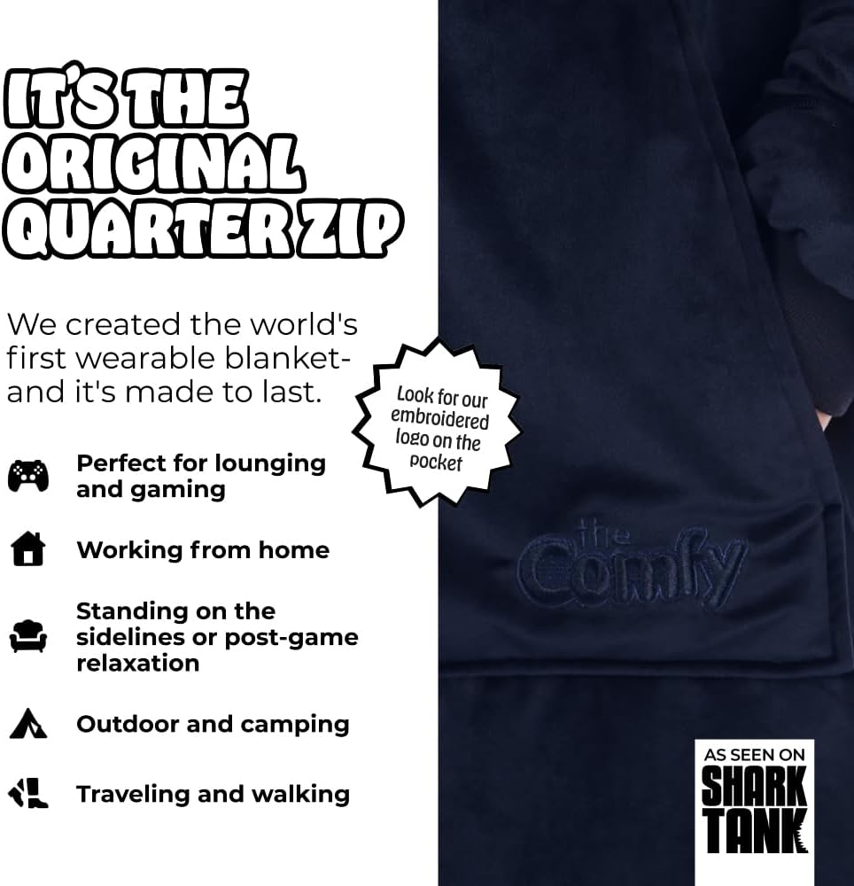 THE COMFY Original | Shark Tank | Patented | Sherpa Wearable Blanket Hoodie