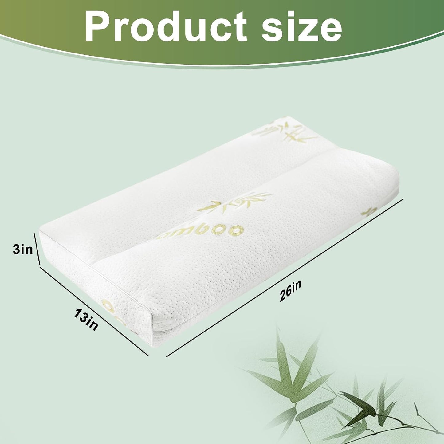 MINUPWELL 6.5" Knee Pillow for Side Sleepers - 100% Shredded Memory Foam Leg Pillow for Side Sleeping - Between Leg & Under Hip Pillow - Relieving Leg, Back, and Knee Pain - High Supportive