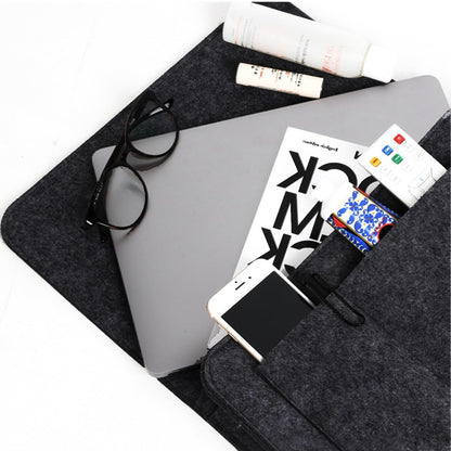 Bringsine 5 Pockets Bedside Caddy, Felt Bed Storage Organizer Hanging Bag Holder for Magazine Book Phone Tablet iPad Cables Remote and Glasses Holder Home Dorm Bed Sofa-Black