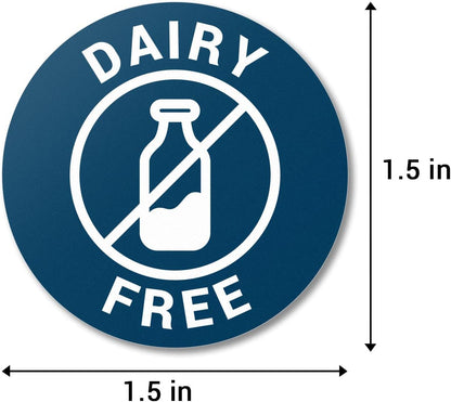 Sesame Seeds Allergy Warning Stickers, 1.5 Inch Round, 300 Labels