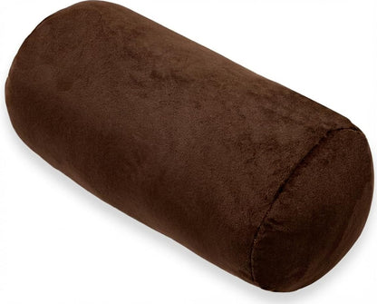 1 MIDDLE ONE Round Cylinder Bolster Pillow with Removable Cooling Cover, Tube Roll Cervical Pillow for Head, Neck, Back and Legs Support, 13"x 6", Grey