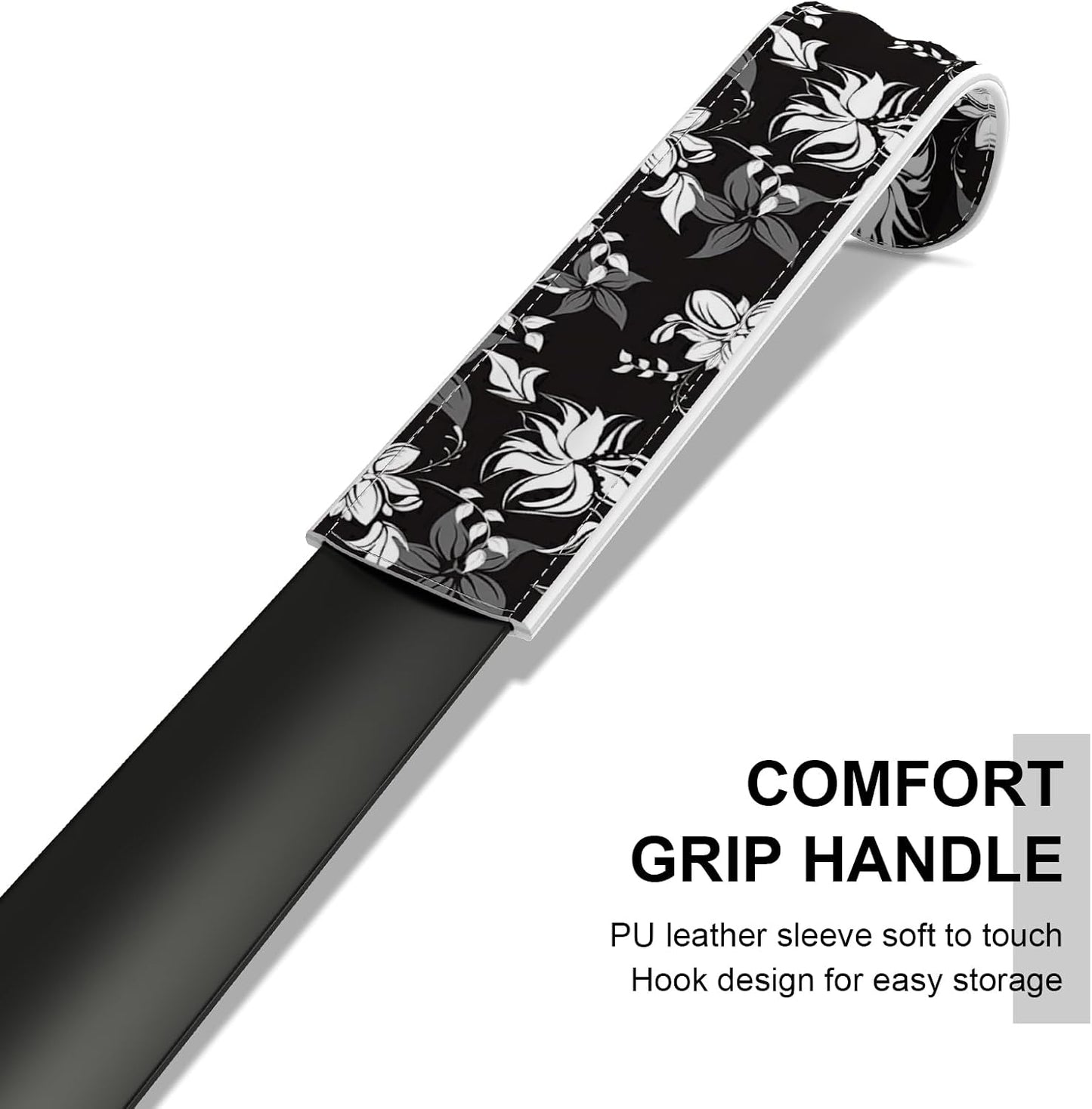 16.5 Inch Long Handle Shoe Horn for Seniors Men Women Kids, Metal Shoe Horns for Boots