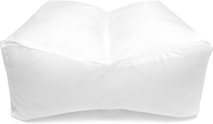 Between the Knees Pillow Round Hypoallergenic Knee Positioning Wedge Pillow