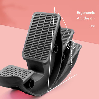 2pcs Foot Rocker, Anti Slip Stretching Compression Calf Stretcher for Men, Women(Black)