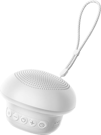 Portable White Noise Sound Machine for Baby Kids Adults, 20 Natural Soothing Sounds, 48H Battery Playback, 30 Volume Levels, 3 Timers, Memory Function & Soft Night Light for Sleep, Home, Travel, Mini