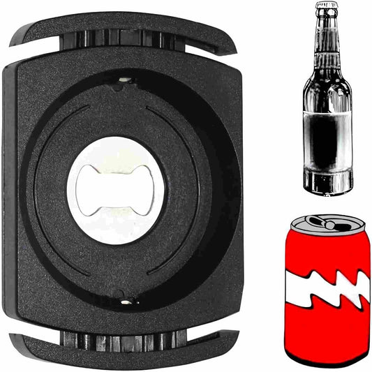 Aluminum Can Opener,Can Top Remover,Beer-Soft Edge-Soda-Can Opener（BLACK）