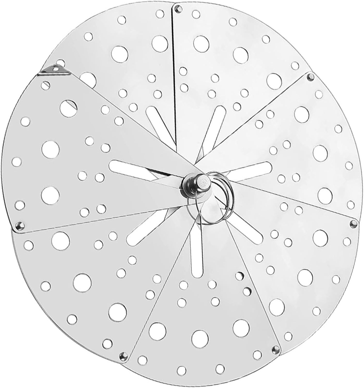 Gatuida Adjustable Spill Cover for Pots Spill Stopper Lid Stainless Steel Splatter Guard Hydro Lid for Drink Cover
