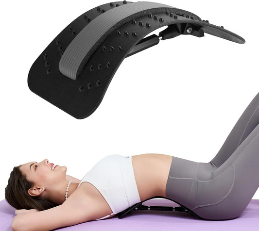 YAJIACLONE Back Stretcher for Lower Back, Adjustable Lumbar Stretch Device