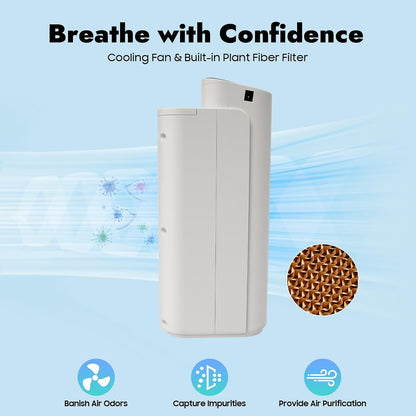 Bed Cooling System with LCD Panel, 1-9H Adjustable Timer, 2 Speeds | 6W Water Cooling Mattress Pad for Hot Sleepers, Low Noise, Beat Night Sweats, Cooling Mat for Student Dormitory, Nursing Home
