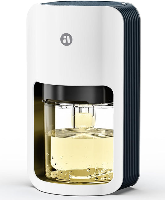 Small Dehumidifier for Bedroom, 42oz Dehumidifier with Auto Shut Off, Quiet Portable Dehumidifier for Bathroom, Closet, RV, 7 Color Night Light | Auto Shut Off, 7 Color Night Light for Bathroom, Closet & RV