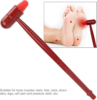 ZJchao Manual Massage Hammer for Back Neck Shoulder Leg Muscles Meridians Point Massager Body Feet Stick Tool Relaxing