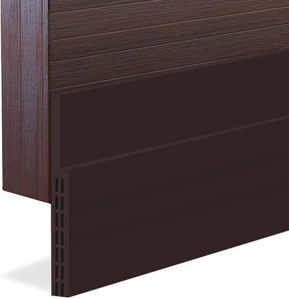 [New Upgrade] Huge Gap Door Draft Stopper, 3.4" W Widened Door Sweep Seal Gap Up to 1.8" for Interior & Exterior Doors - Keeping Draft, Noise, Dust and Unwanted Animals Out,3.4" W x 39" L,White