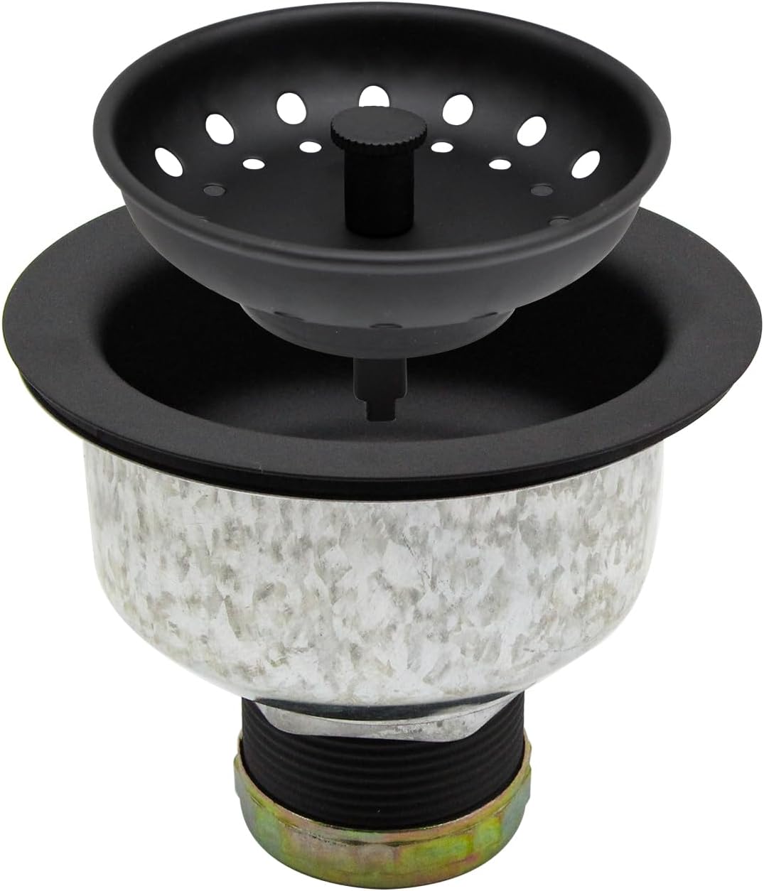 ZM Kitchen Sink Basket Strainer with Stopper, 3-1/2” Drain