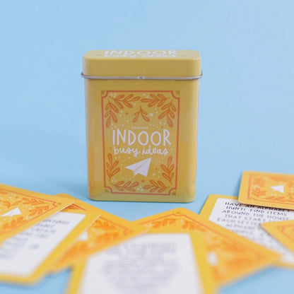 Pippi Post Indoor Busy Ideas Activity Cards & Tin, 50 Screen-Free Prompts