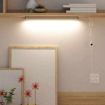 ASOKO Motion Sensor Dimmable Led Under Cabinet Light, 12" Cool White | ASOKO Motion Sensor Dimmable Led Under Cabinet Light, 12" Plug in Cool White 6000K Bar for Kitchen Counter Closet
