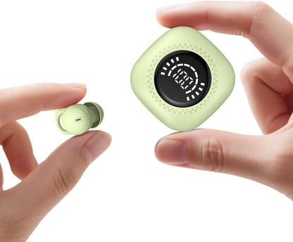 Sleep Headphones, Invisible Sleep Earbuds for Side Sleepers, Small Noise Blocking Sleep Earphones, Bluetooth 5.3 Tiny Hidden Earbuds for Work,Sleeping (Black)