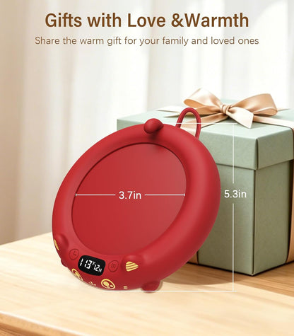 Supsonic Coffee Mug Warmer, Cup Warmer for Desk with 4 Temp Settings | Fast heating beverage, 2-12h Auto shut-off, Constant temperature, Smart gift for women men, Works with tea, milk, candle