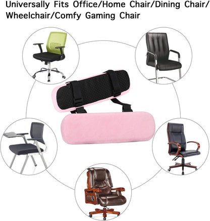 MOSISO Chair Armrest Pads, Home/Office Chair Arm Rest Covers, Black