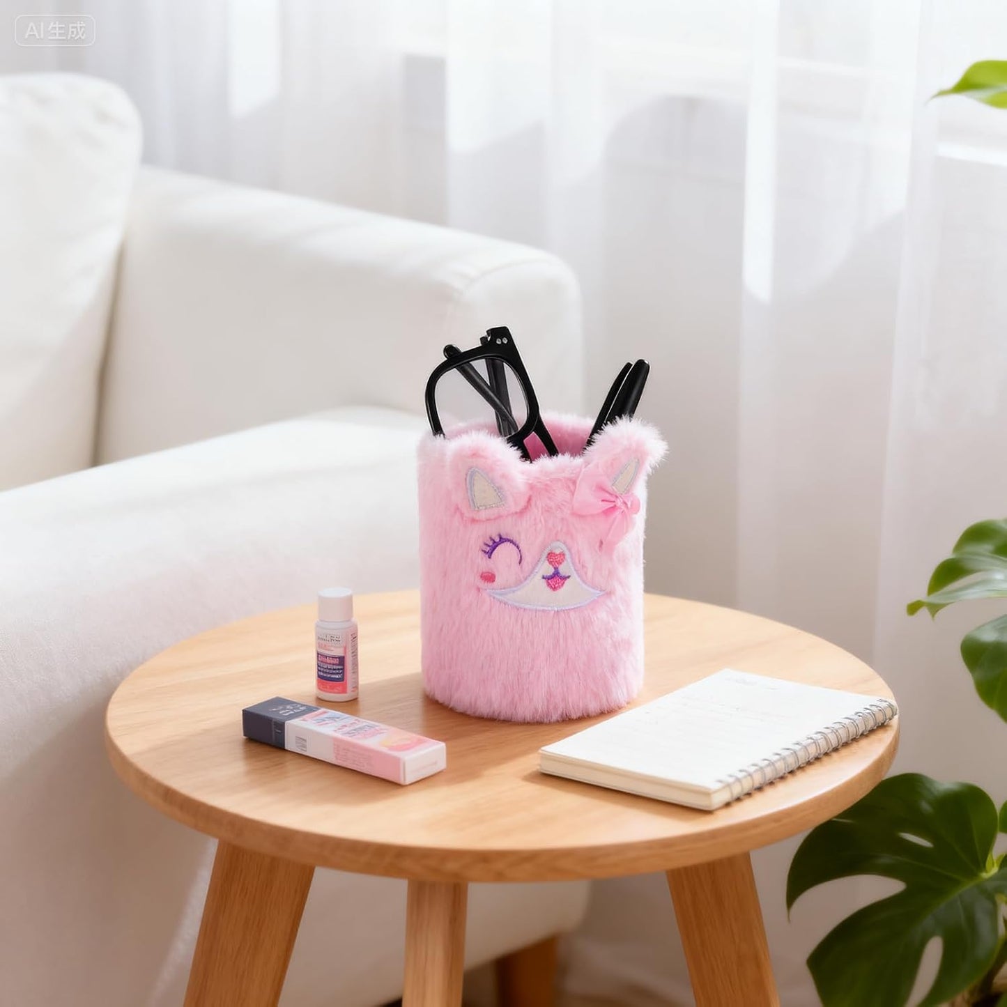 Happynear Glasses Holder, Cute Eyeglass Holder, Glasses Holder for Nightstand, Desk and Dresser, Gifts for Boys and Girls