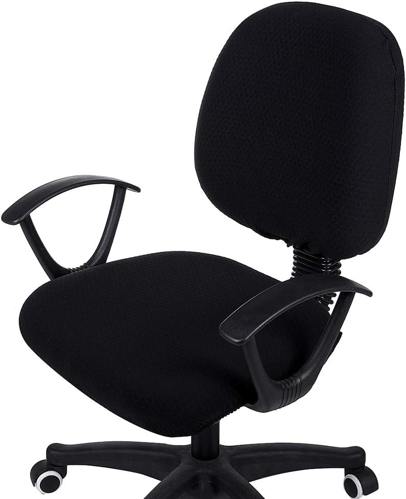 Smiry Office Computer Chair Armrest Covers, 2PCs Anti-dust Arm Rest Pad | Removable Washable Desk Chair Arm Pad Covers, Grey