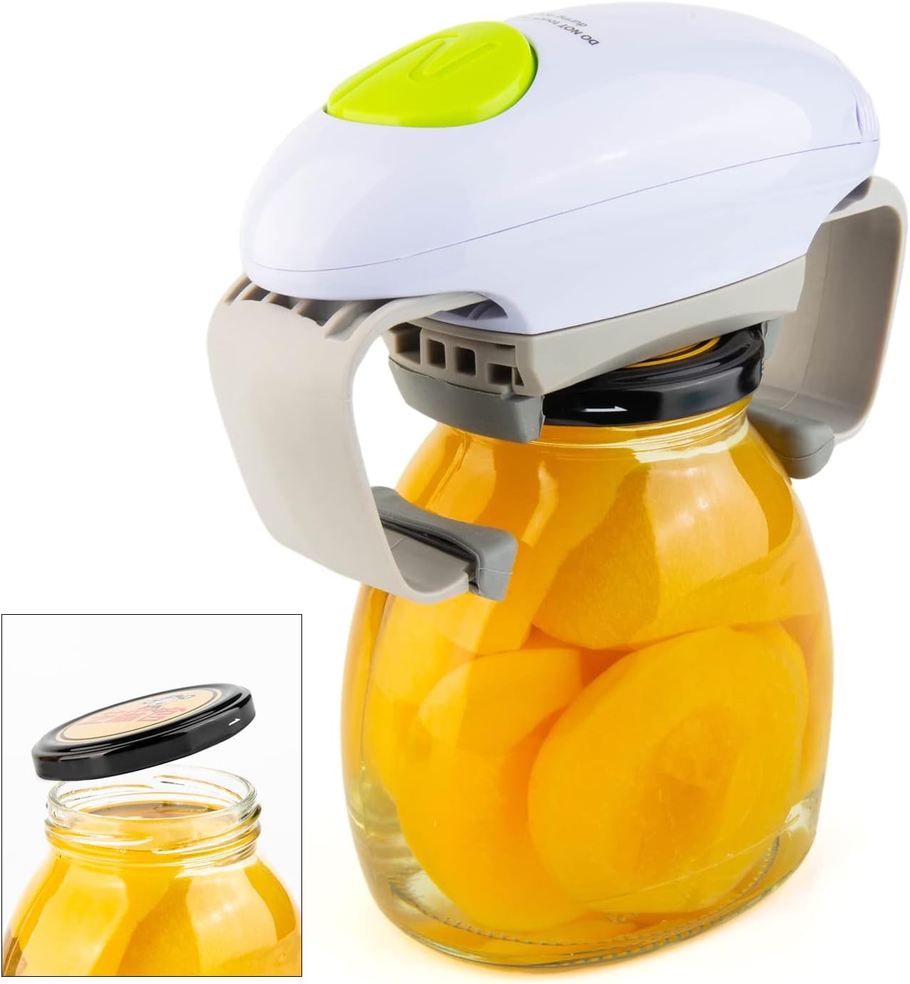 Electric Jar Opener, Automatic Jar Opener Kitchen Gadget,The Hands Free Bottle Opener for Woman,Seniors with Arthritiss,Weak Hands with Less Effort to Open
