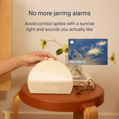 Hatch Restore 3 | Sunrise Alarm Clock, Smart Light, Sleep Audio (Putty) | White Noise Machine & Sunrise Alarm Light, 80+ Sleep Sounds, Screen-Free Bedtime Routine with Meditations via Hatch Sleep App