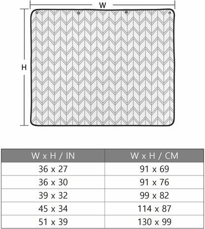 Magnetic Fireplace Cover Blue Geometric Waves Fireplace Screen Decorative Abstract Stripes Insulation Fireplaces Blocker Blanket Save Energy Fireplaces Draft Stopper Covers for Living Room 45x34 Inch