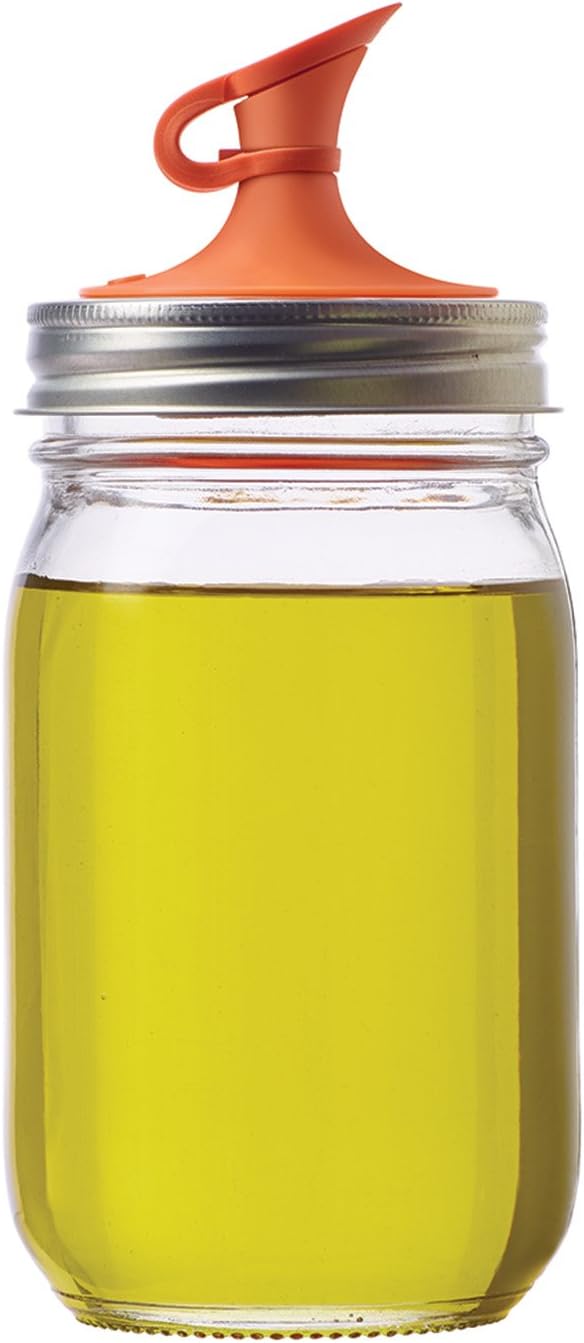Jarware Herb Saver Lid for Wide Mouth Mason Jars, Green