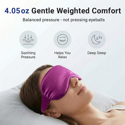 Cooling Eye Mask for Dark Circles Puffiness - Fsa Eligible Items Hsa, Cold Compress for Puffy Eyes Migraines Headache Sleeping After Surgery, Gentle Weighted Travel Essentials Gel Ice Pack (Black)