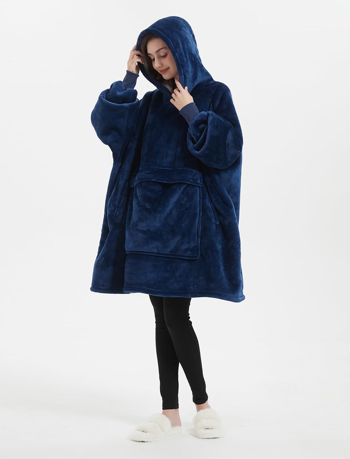 Wearable Blanket Hoodie for Adults With Pocket Strawberry Hoodie | Sherpa, Fuzzy Blanket Hoodie, Oversized Sweatshirt Blanket, Kangaroo Pouch, Cute Birthday Gifts for Sister, Cute Stuff