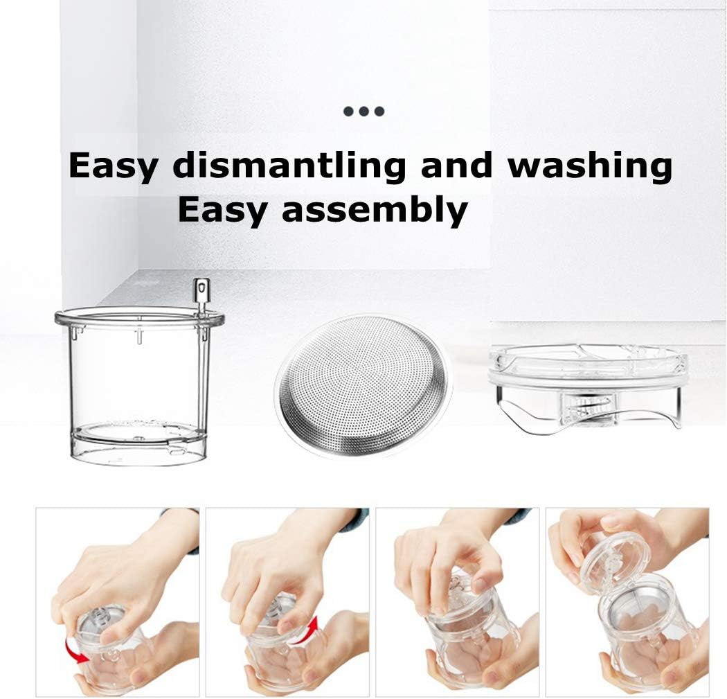 Kamjove Tea Pot Detachable Filter Glass Tea Pot 500ML，16.9OZ Borosilicate Heat Resistant Teapot
