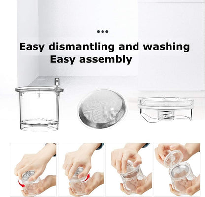 Kamjove Tea Pot Detachable Filter Glass Tea Pot 500ML，16.9OZ Borosilicate Heat Resistant Teapot