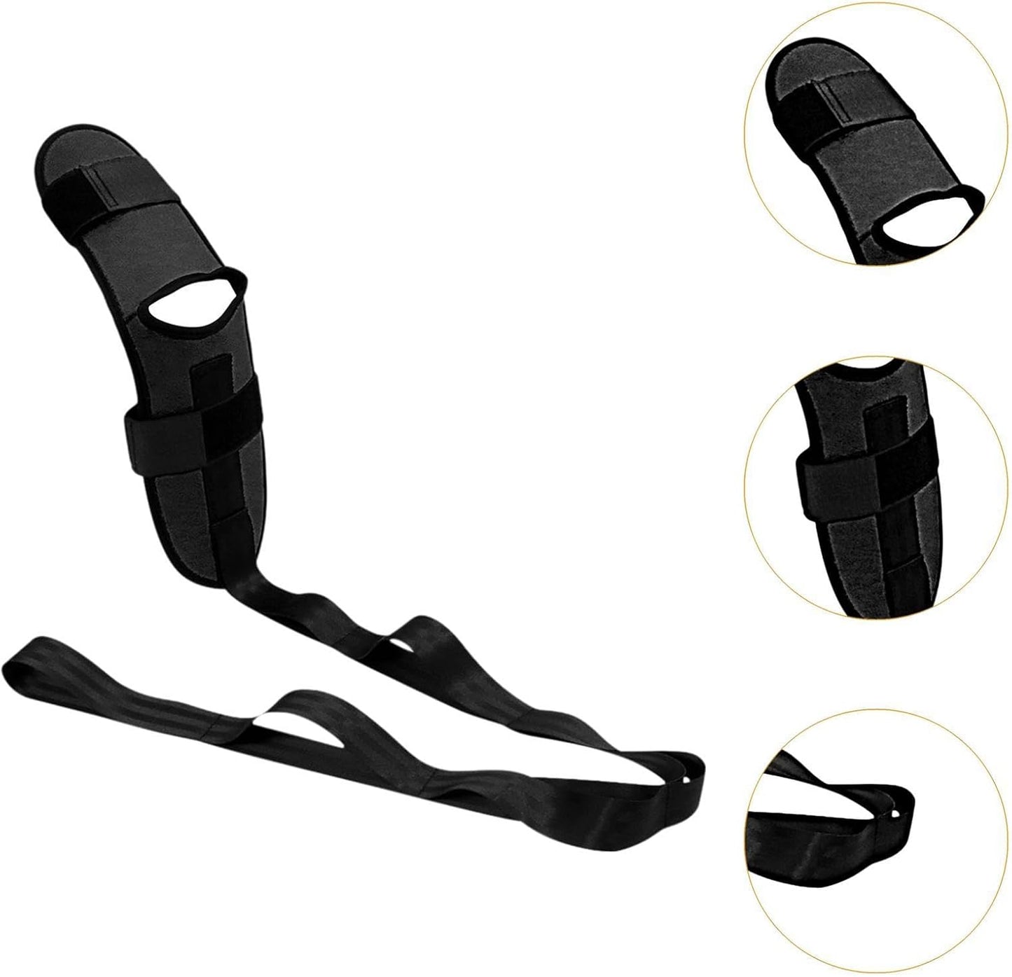 Stretching Strap with Loops for Foot And Calf Attachable Exercise Stretcher Strap Adjustable for Flexibility Mobility Pilates