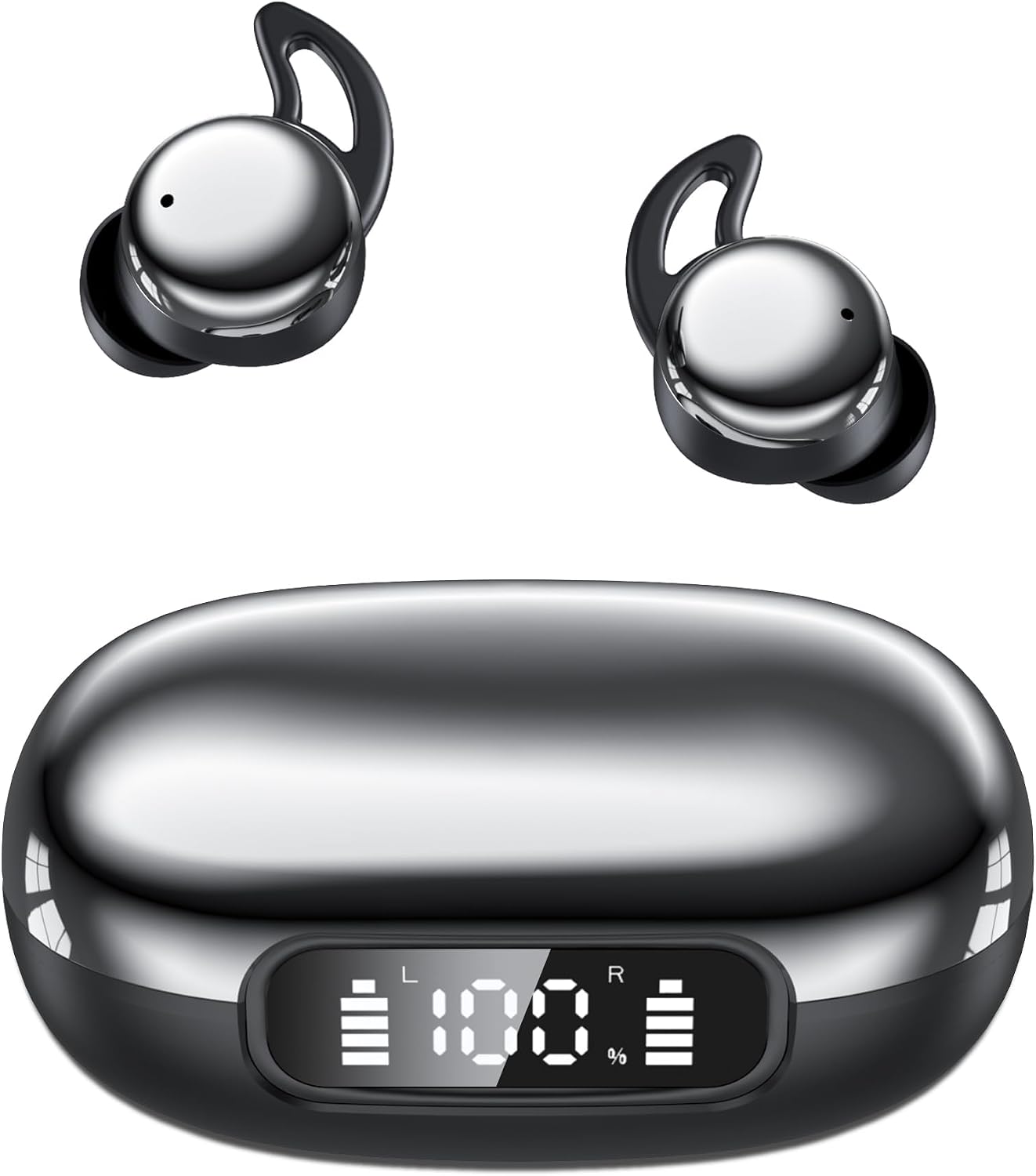 Sleep Earbuds for Side Sleepers, Ultra-Small Invisible Earbud for Sleeping | Noise Cancelling Sleep Buds & Ear Plugs for Snoring Blocking, Bluetooth Sleep Headphone for Night & Rest