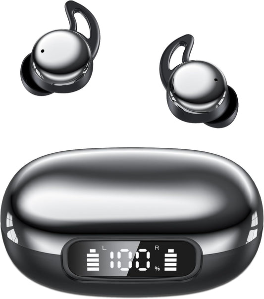 Sleep Earbuds for Side Sleepers, Ultra-Small Invisible Earbud for Sleeping | Noise Cancelling Sleep Buds & Ear Plugs for Snoring Blocking, Bluetooth Sleep Headphone for Night & Rest