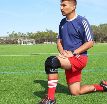 The Coldest Knee Ice Pack Wrap, Hot and Cold Therapy - Reusable Compression Best for Meniscus Tear, Injury Recovery, Bursitis Pain Recovery, Sprains, Swelling and Rheumatoid Arthritis