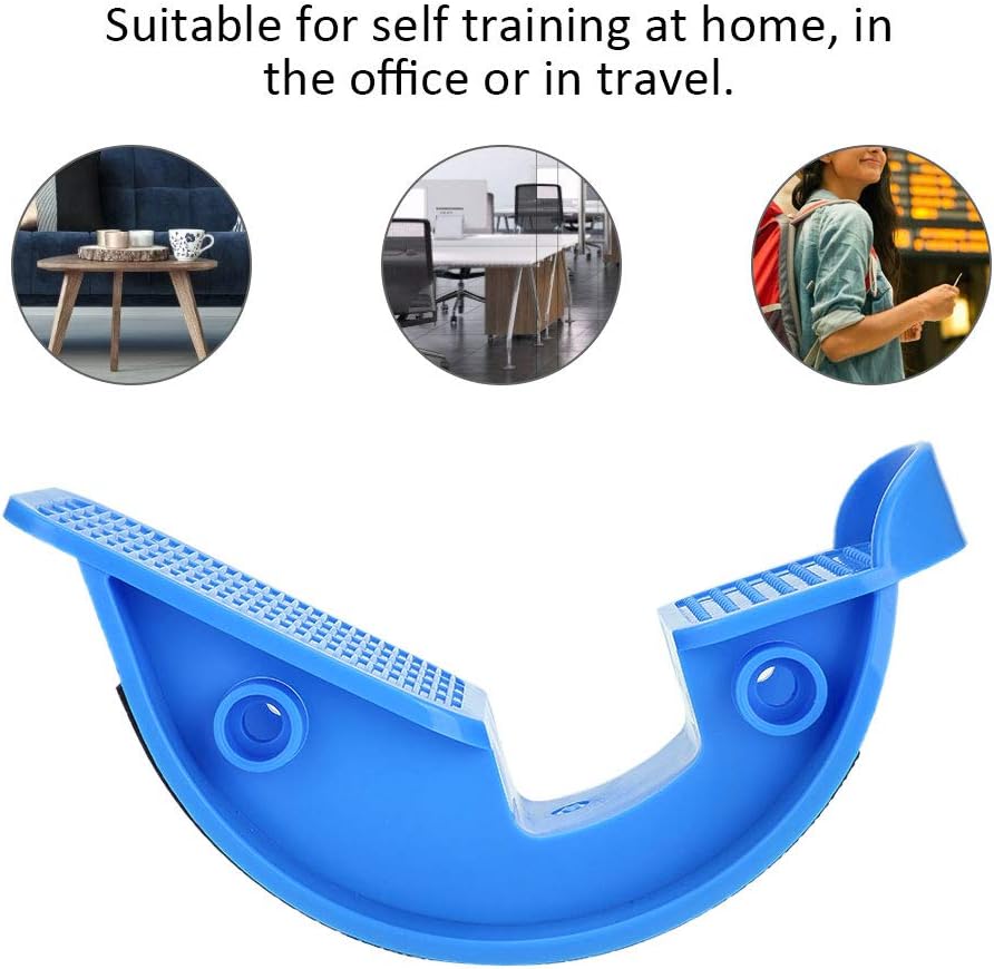 Portable Calf Stretcher Foot Rocker, Blue Physical Equipment for Plantar Fasciitis Relief, Home Fitness Stretching Device for Ankle Pain Recovery