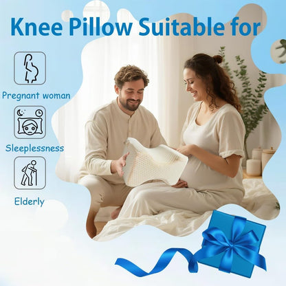 King Mills Plus Size Leg Pillow for Side Sleeping, Extra Large Smooth Spine Alignment Pillow, Side Sleeper Pillow Between Legs for Hip Pain Relief and Sciatica, Two Replaceable Cover | Smooth Spine Alignment, Hip Pain Relief and Sciatica, Two Replaceable
