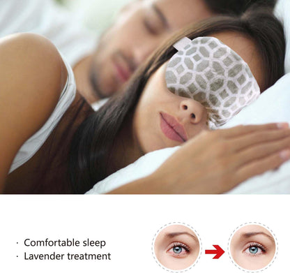 2in1 Heated/Ice Eye Mask Moist Heat Eye Mask Lavender Flaxseed Sinus Pillow