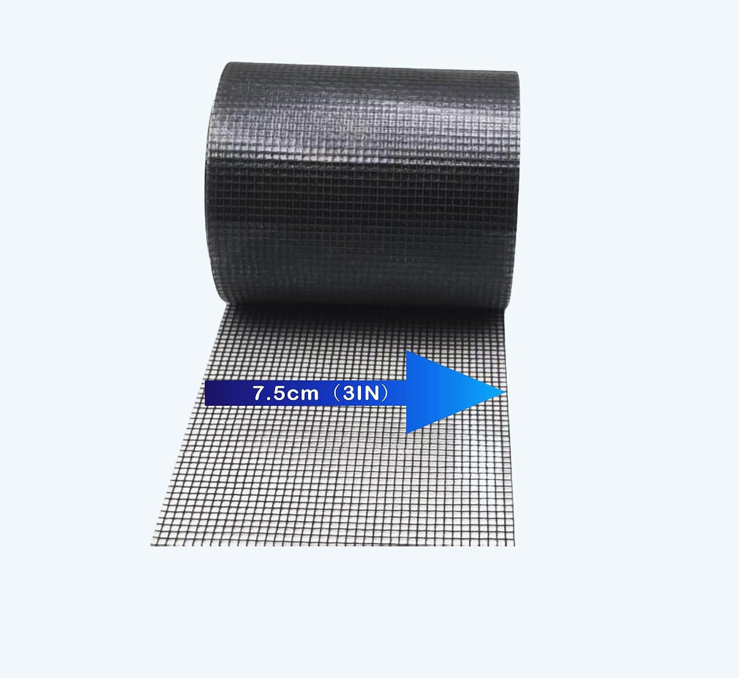 Window Screen Repair Tape，3IN X 16.5FT (196IN) Screen Tape mesh Repair for Window Screen and Screen Door tears Holes (Grey)