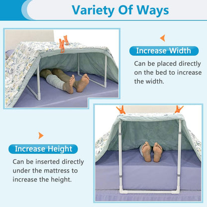 Blanket Lifter for Feet Bed Sheet Lift Foot Cradle Hospital Bed Toe Tent Blanket Support 26"-34" Adjustable Holder Bar Ankle Leg Knee Surgery Recovery Supplies