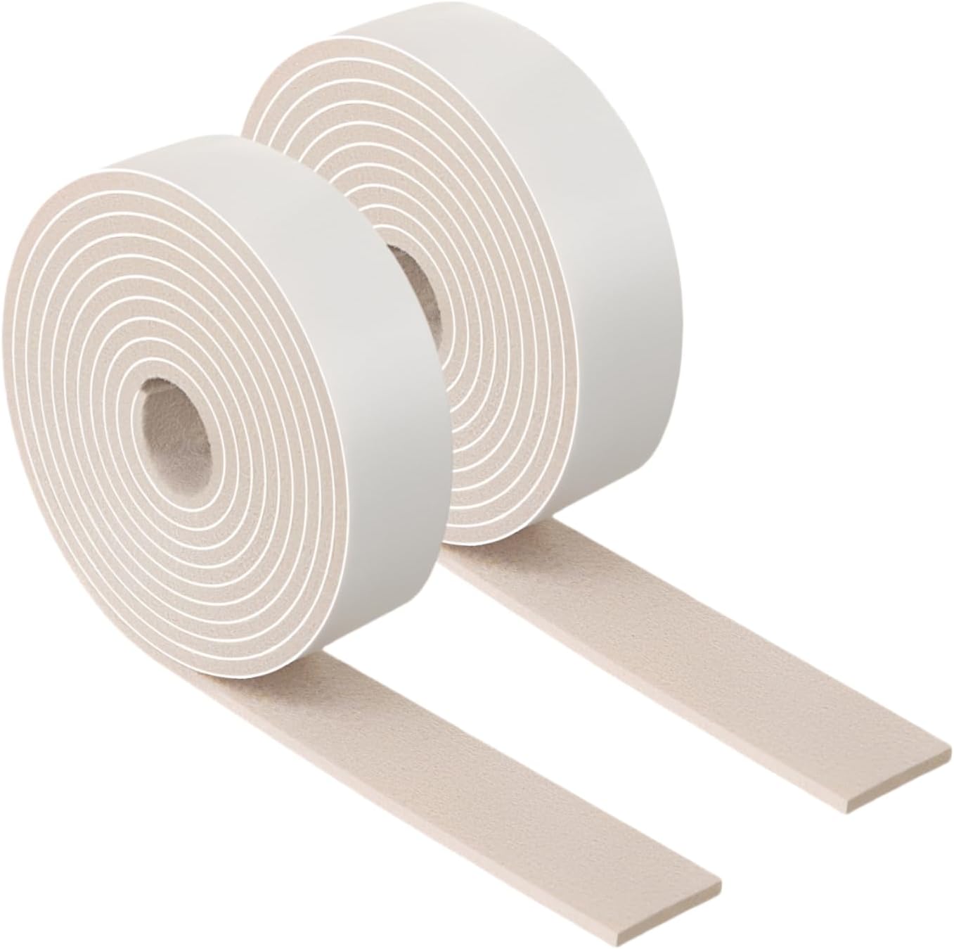 Felt Strips with Adhesive Backing Heavy Duty Cuttable Felt Tape Roll Furniture Pads for Chair Legs - Protecting Hardwood Floors, Chair Wall Protector (Black, 80 x 0.5 x 0.14 Inch)