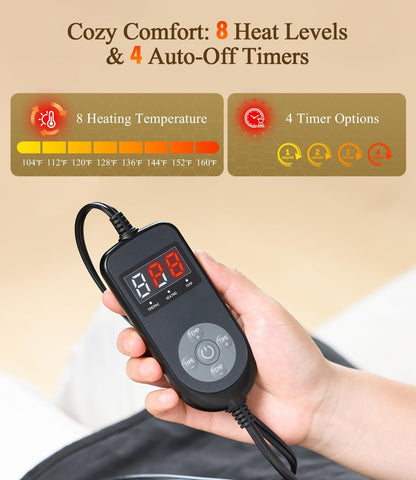 Extra-Hot Heating Pad for Back: Deep Relief Chronic Lower Back Pain