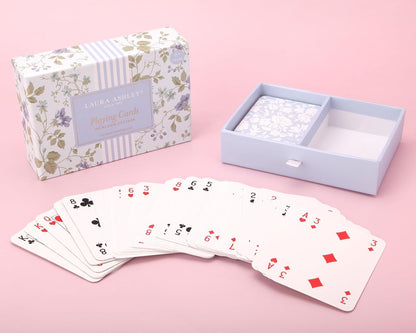 Laura Ashley Pretty Pattern Matching Game – 52 Floral Memory Cards in Decorative Gift Box – Classic Matching Game – Cognitive Brain Training & Family Fun | Classic Concentration Play with Elegant Botanical Artwork, Cognitive Brain Training and Family Fun