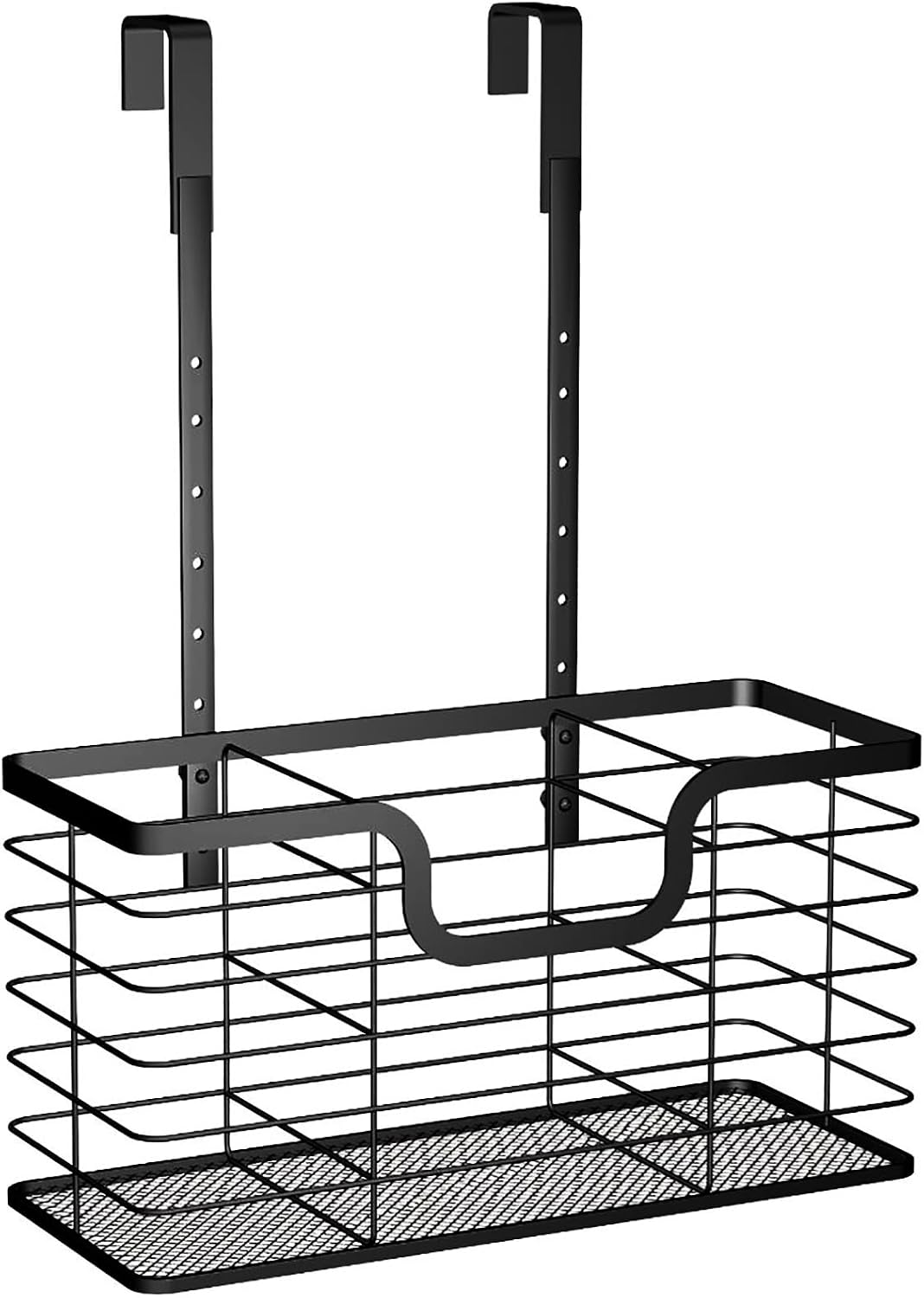 Nicunom Hair Dryer Holder, 3 in 1 Hair Tool Organizer Wall Mounted/Cabinet Door Blow Bathroom Organizer Ajustable Wire Storage Basket for Curling Iron, Flat Iron, Straightener, Styling Tools
