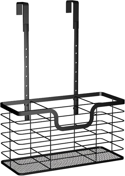Nicunom Hair Dryer Holder, 3 in 1 Hair Tool Organizer Wall Mounted/Cabinet Door Blow Bathroom Organizer Ajustable Wire Storage Basket for Curling Iron, Flat Iron, Straightener, Styling Tools