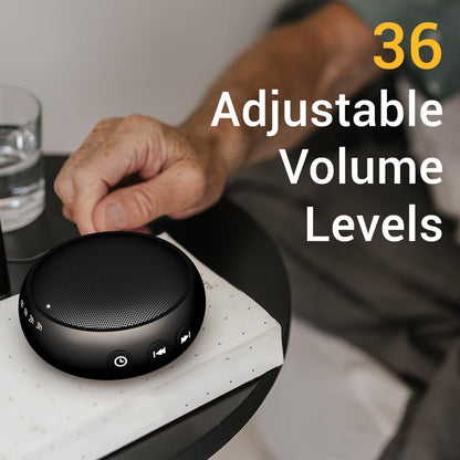 Small Sound Machine White Noise Machine with 30 Soothing Sounds Sleep Machine for Baby Kids Adults Natural Sounds Rain Fan Brown Pink Nosie Machine with 36 Volume Levels for Office Home Travel