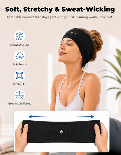Sleeping Headphones, Headband Headphones with HD Stereo Speakers